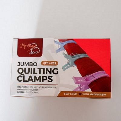 Extra Large Jumbo Quilting Clamps -- Madam Sew