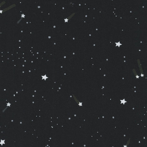 BLACK by Carla Daly from Space Adventure --- Robert Kaufman Fabrics