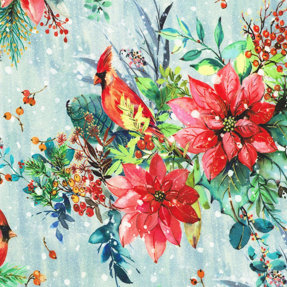 WINTER Cardinal by Lauren Wan from Festive Delight -- Robert Kaufman