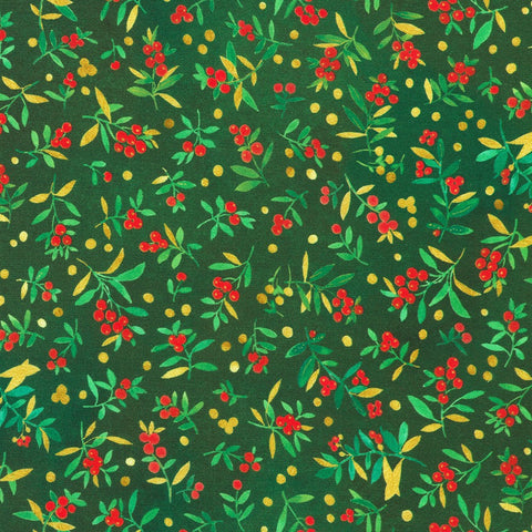 EVERGREEN Spray by Lauren Wan from Festive Delight -- Robert Kaufman