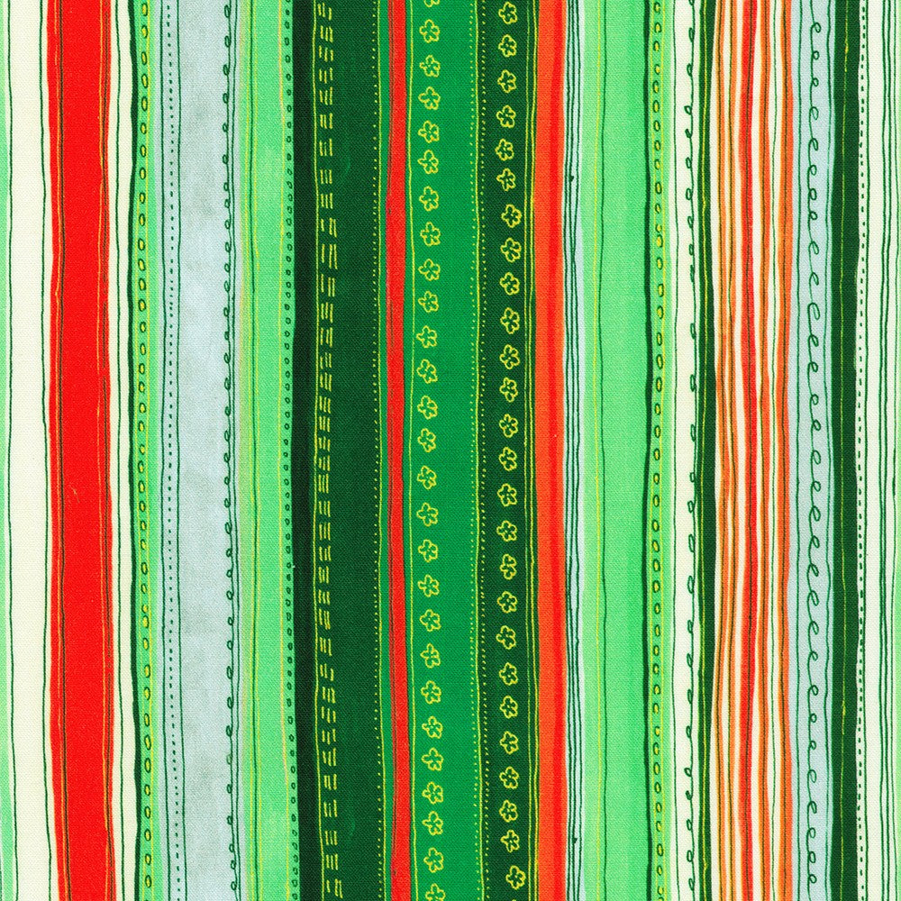 HOLIDAY Stripe by Lauren Wan from Festive Delight-- Robert Kaufman