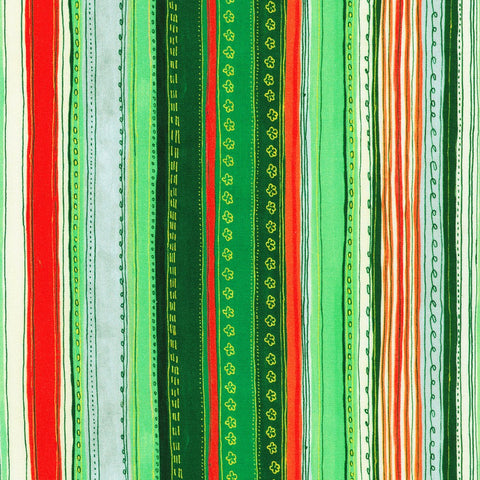 HOLIDAY Stripe by Lauren Wan from Festive Delight-- Robert Kaufman