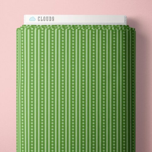 Sweet Stripe | Green ---  Bookworm by Jayme Marie Designs -- Cloud 9