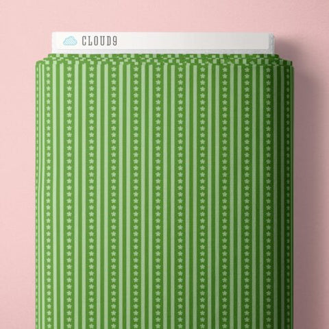 Sweet Stripe | Green ---  Bookworm by Jayme Marie Designs -- Cloud 9