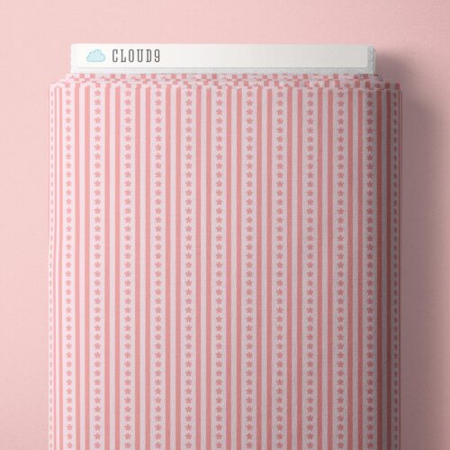 Sweet Stripe | Pink ---  Bookworm by Jayme Marie Designs -- Cloud 9