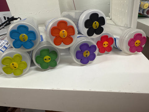 Dill Buttons 28mm Children's Flower Two Hole