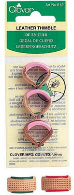 Leather Thimble Set 2/pkg -- Clover