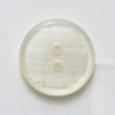 18mm White 2 Hole Polyester Button DB74 -- Dill Buttons