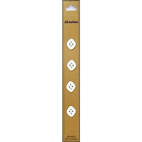 7/16" White Diamond DB8029-- Dill Buttons