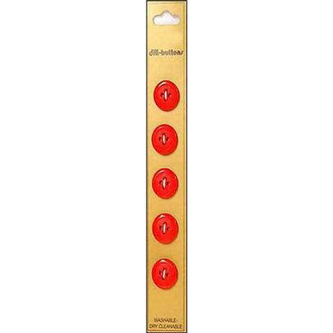 9/16" Red DB8055-- Dill Buttons