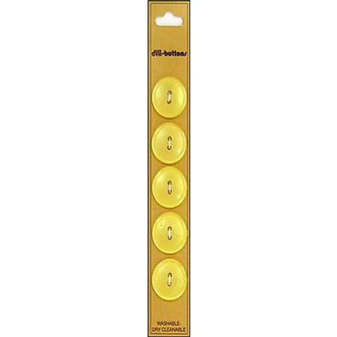 3/4" Yellow DB8063 -- Dill Buttons