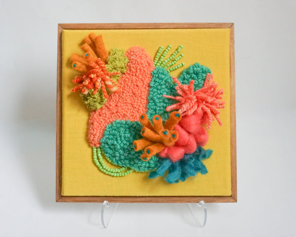 Punch Needle: Abstract Wall Art on Indigo Cloth with Tyler Sanville