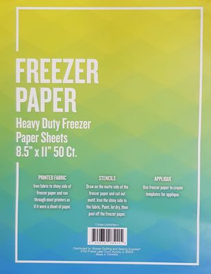 Freezer Paper Sheets 8.5in x 11in 50ct