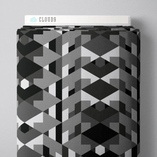 Hollyhock | Gray/Black -- Frank Lloyd Wright Rayons --- Cloud 9