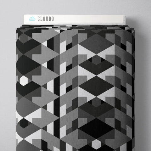Hollyhock | Gray/Black -- Frank Lloyd Wright Rayons --- Cloud 9