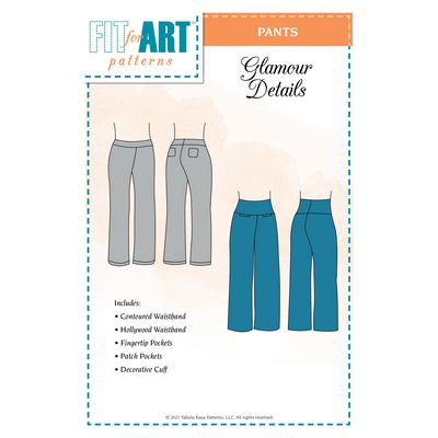 Glamour Details for Eureka Pants that Fit -- Fit for Art Patterns