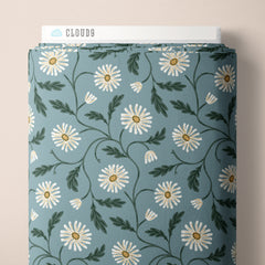Trailing Floral | Blue ---  Fall & Flutter Flannel By Teri the Butter -- Cloud 9