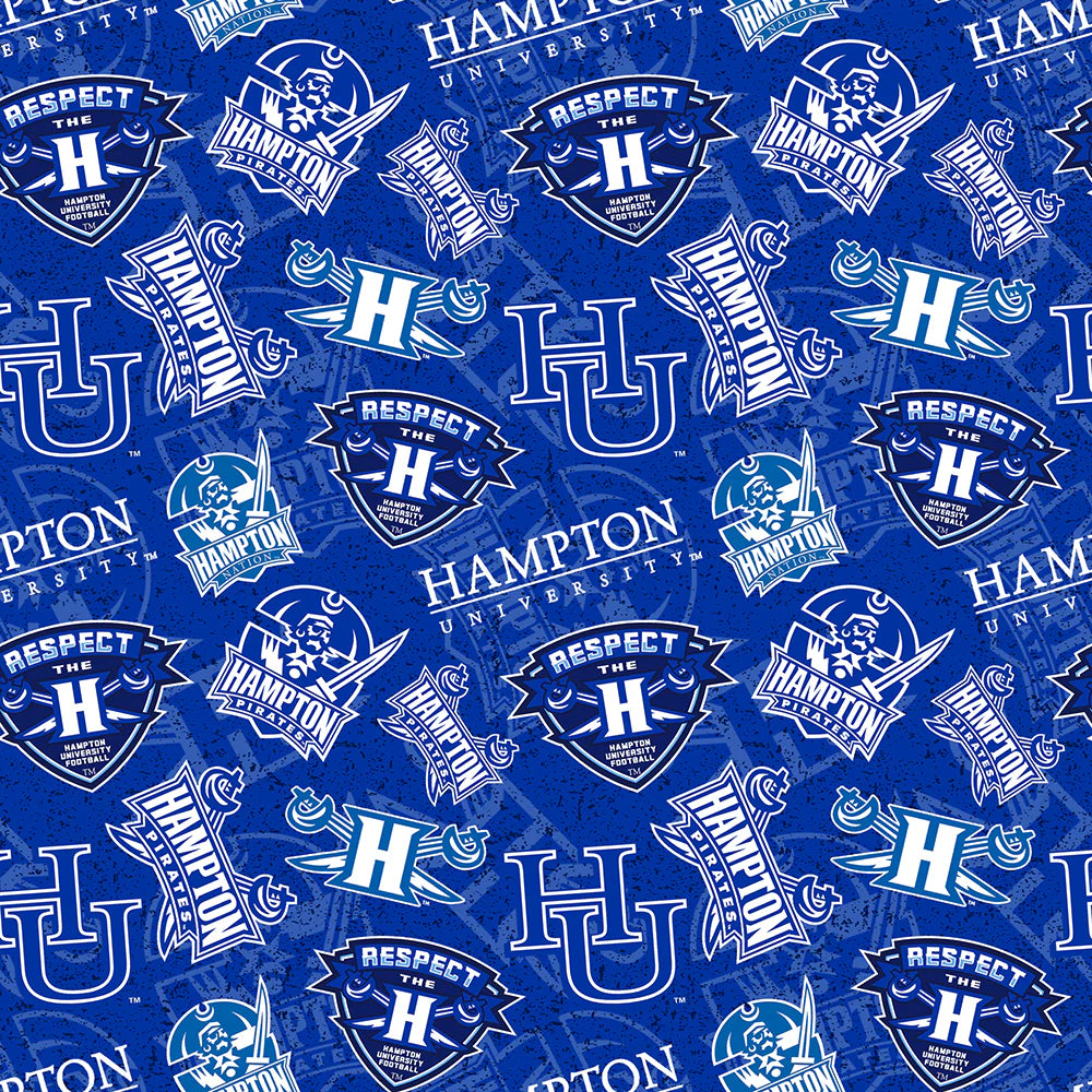 HAMPTON UNIVERSITY-Tone on Tone-100% Cotton