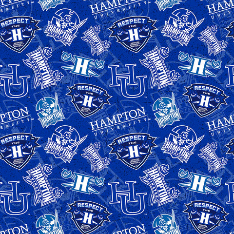 HAMPTON UNIVERSITY-Tone on Tone-100% Cotton