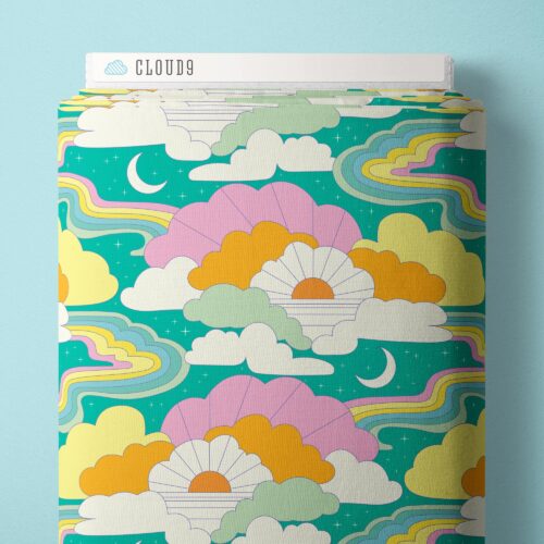 Cosmic Skyway | Turquoise -- High in the Sky by Elizabeth Olwen -- Cloud 9