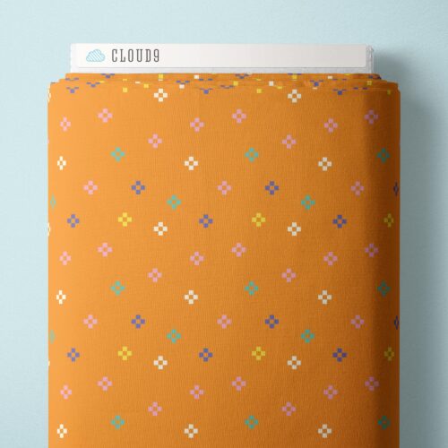 Cosmic Confetti | Orange -- High in the Sky by Elizabeth Olwen -- Cloud 9