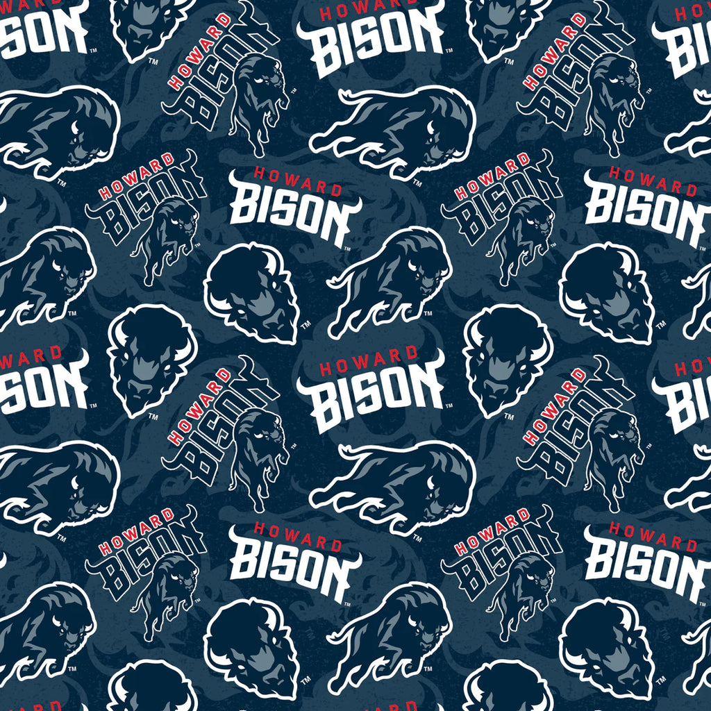 HOWARD UNIVERSITY-Tone on Tone-100% Cotton