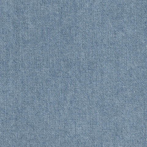 LT. INDIGO WASHED from Indigo Chambray 4.5 -- Robert Kaufman Fabrics