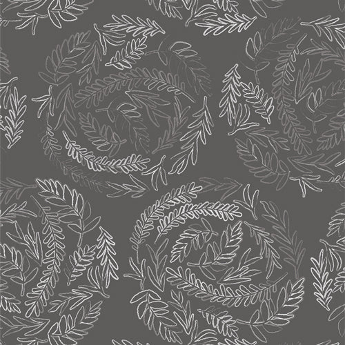 Fernlike Impressions Linen for Art Gallery Fabrics