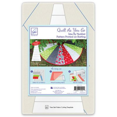 Quilt As You Go Tree Skirt --- June Tailor