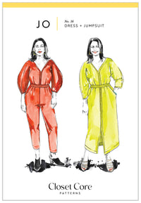 Jo Dress + Jumpsuit Pattern -- Close Core Patterns