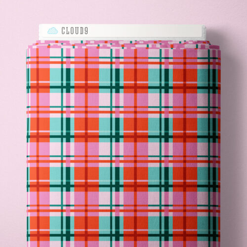 Christmas Plaid | Multi -- Jolly Tidings By Whim and Joy-- Cloud 9
