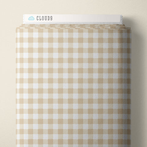 Gingham | Sand ---  Jubilant By Alison Janssen -- Cloud 9