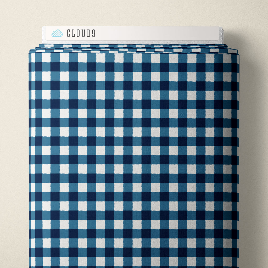 Gingham | Blue ---  Jubilant By Alison Janssen -- Cloud 9