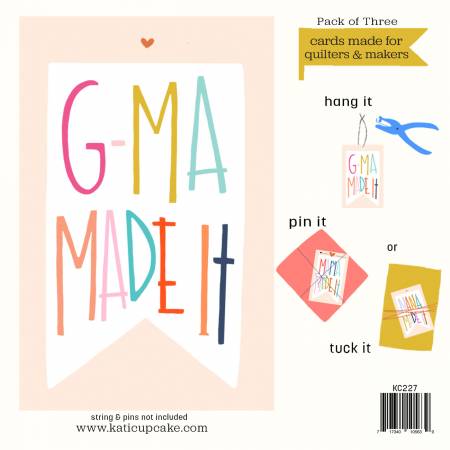 G-ma Made It Gift Tags -- Kati Cupcake