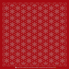 Sashiko Cloth Hitome-Zashi SnowflakesRD -- QH Textiles Pty Ltd.