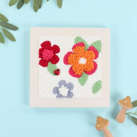Petal Pop! Punch Needle Embroidery Kit -- Kimberbell