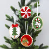 Cozy Christmas Ornaments Punch Needle Kit -- Kimberbell