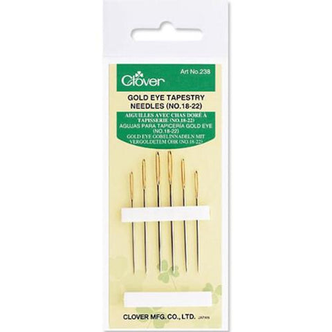 Tapestry Needle 18/22 Gold Eye no. 238-- Clover