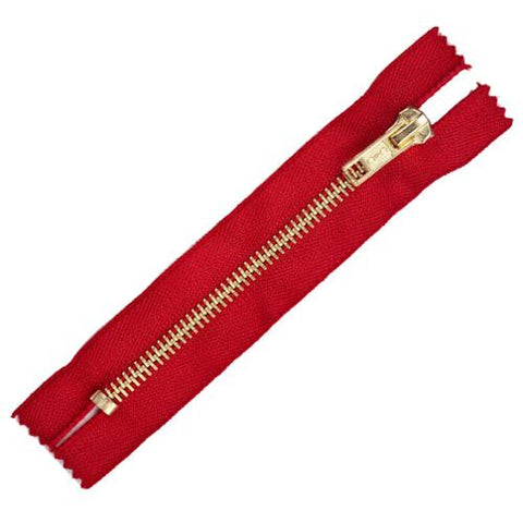Fashion Jean Brass Zipper 7" -- Coats & Clark