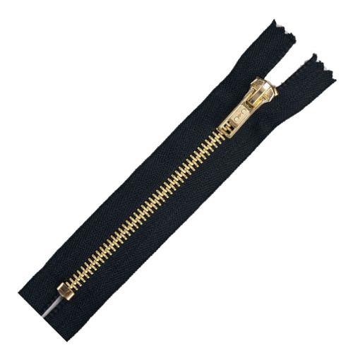 Fashion Jean Brass Zipper-9" -- Coats & Clark