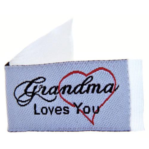 Grandma Loves You Label -- Tag It On