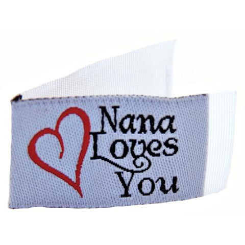 Nana Loves You Label -- Tag It On