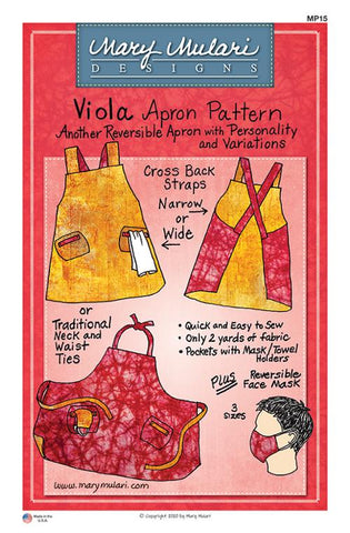 Viola Apron Pattern -- Mary's Productions