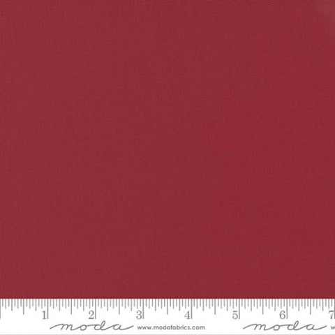 Moda Bella Solids --- Brick Red
