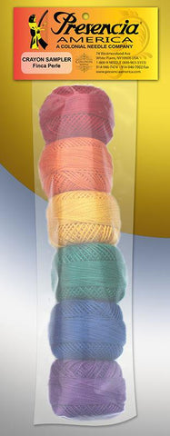 Perle Cotton Sz03 Sampler Pack in Crayon -- Presencia
