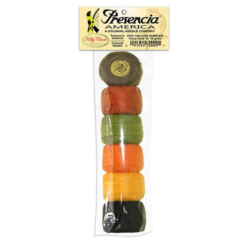 Pearl Cotton Size 8 Thread Sampler Pack Halloween -- Presencia
