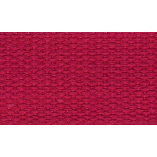 1" 100% Cotton Strapping/Webbing -- Dark Pink
