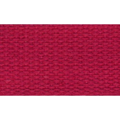 1" 100% Cotton Strapping/Webbing -- Dark Pink