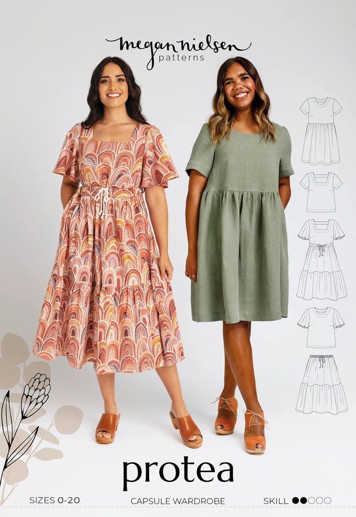 Protea Capsule Wardrobe SEWING PATTERN by Megan Nielsen