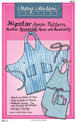 Hipster Apron Pattern -- Mary's Productions